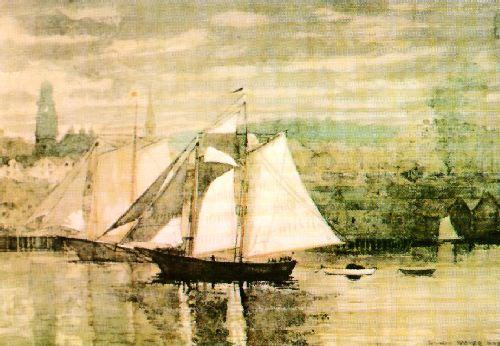 Winslow Homer Gloucester Schooners and Sloop Sweden oil painting art